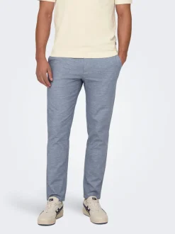 ONSMARK Tapered Fit Lin Pantalon chino