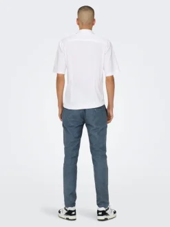 ONSMARK Tapered Fit Lin Pantalon chino