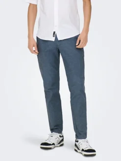ONSMARK Tapered Fit Lin Pantalon chino