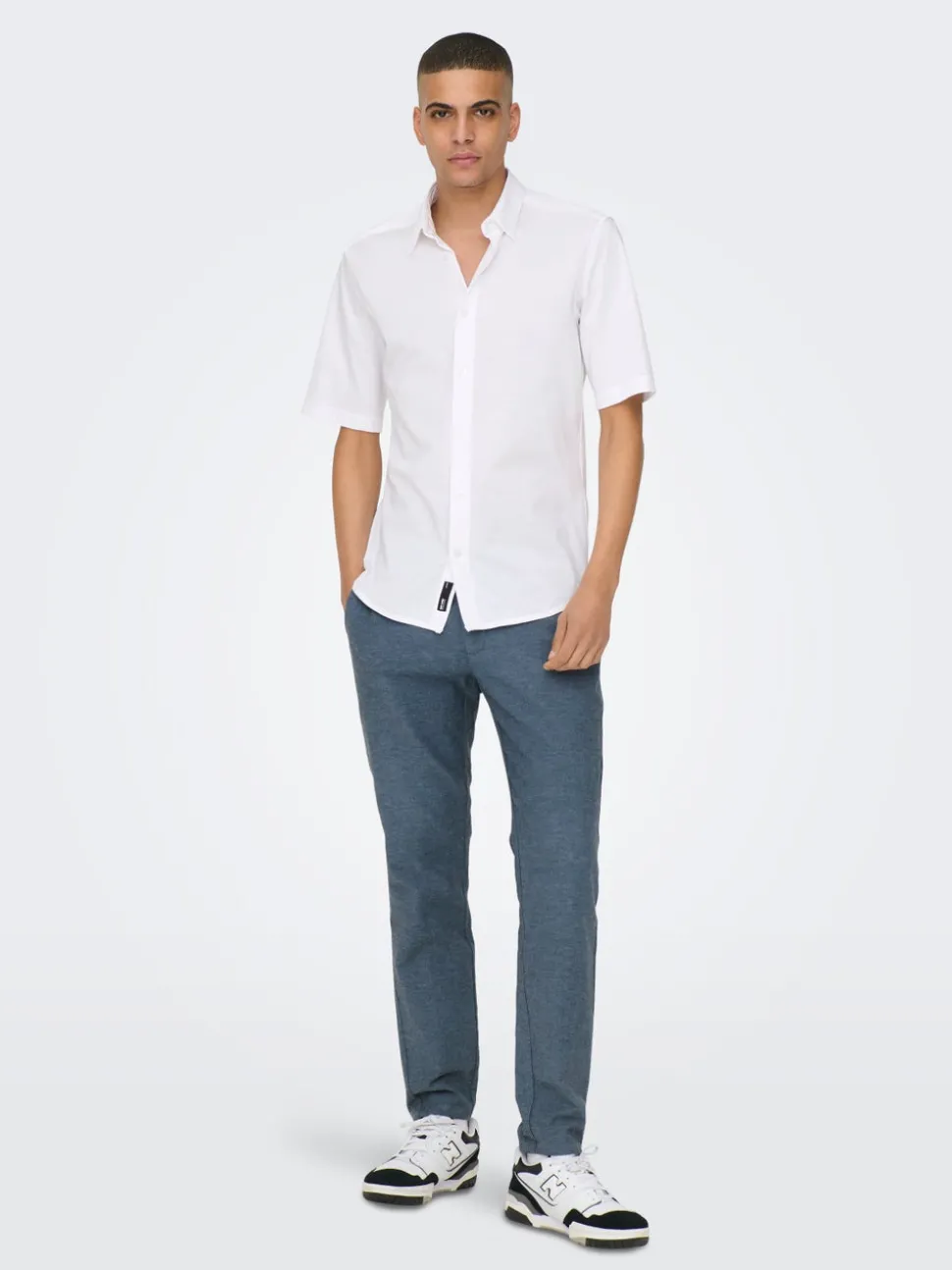 ONSMARK Tapered Fit Lin Pantalon chino