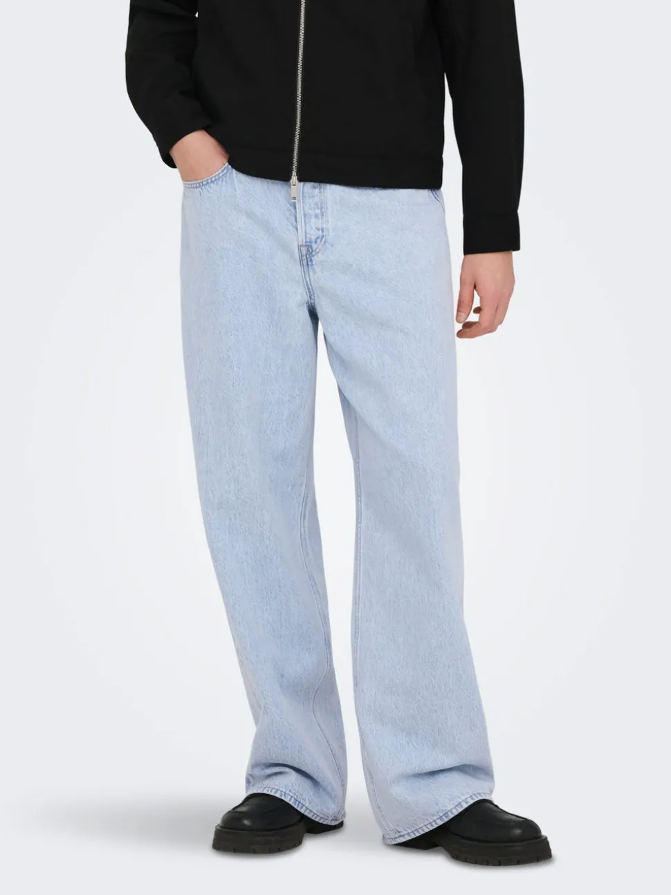 ONSREMI Taille moyenne Coupe barrel Jeans