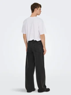ONSREMI Taille moyenne Coupe barrel Jeans