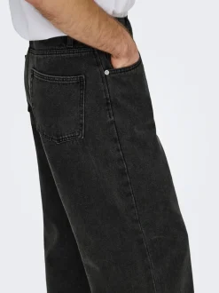 ONSREMI Taille moyenne Coupe barrel Jeans