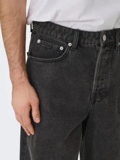 ONSREMI Taille moyenne Coupe barrel Jeans