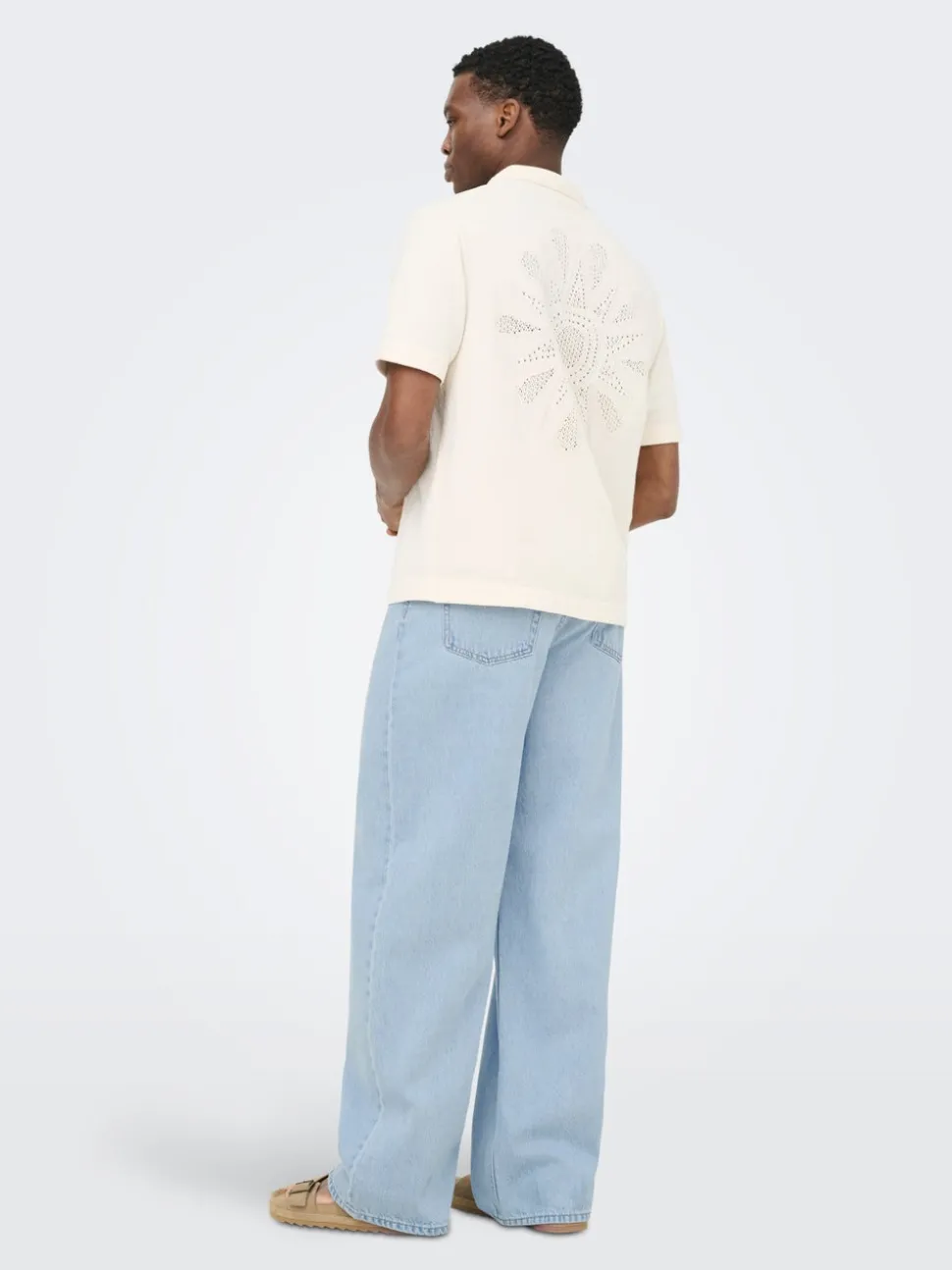 ONSREMI Taille moyenne Wide Leg Fit Jeans