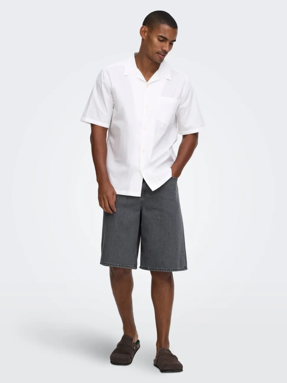 ONSREMI Taille moyenne Wide Leg Fit Shorts