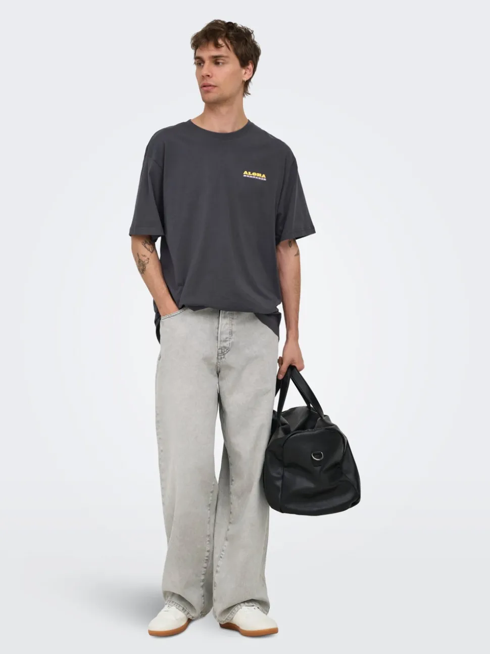 ONSREMI Taille moyenne Wide Leg Fit Jeans