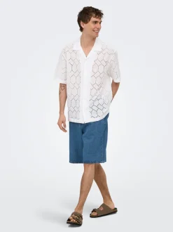 ONSREMI Taille moyenne Wide Leg Fit Shorts