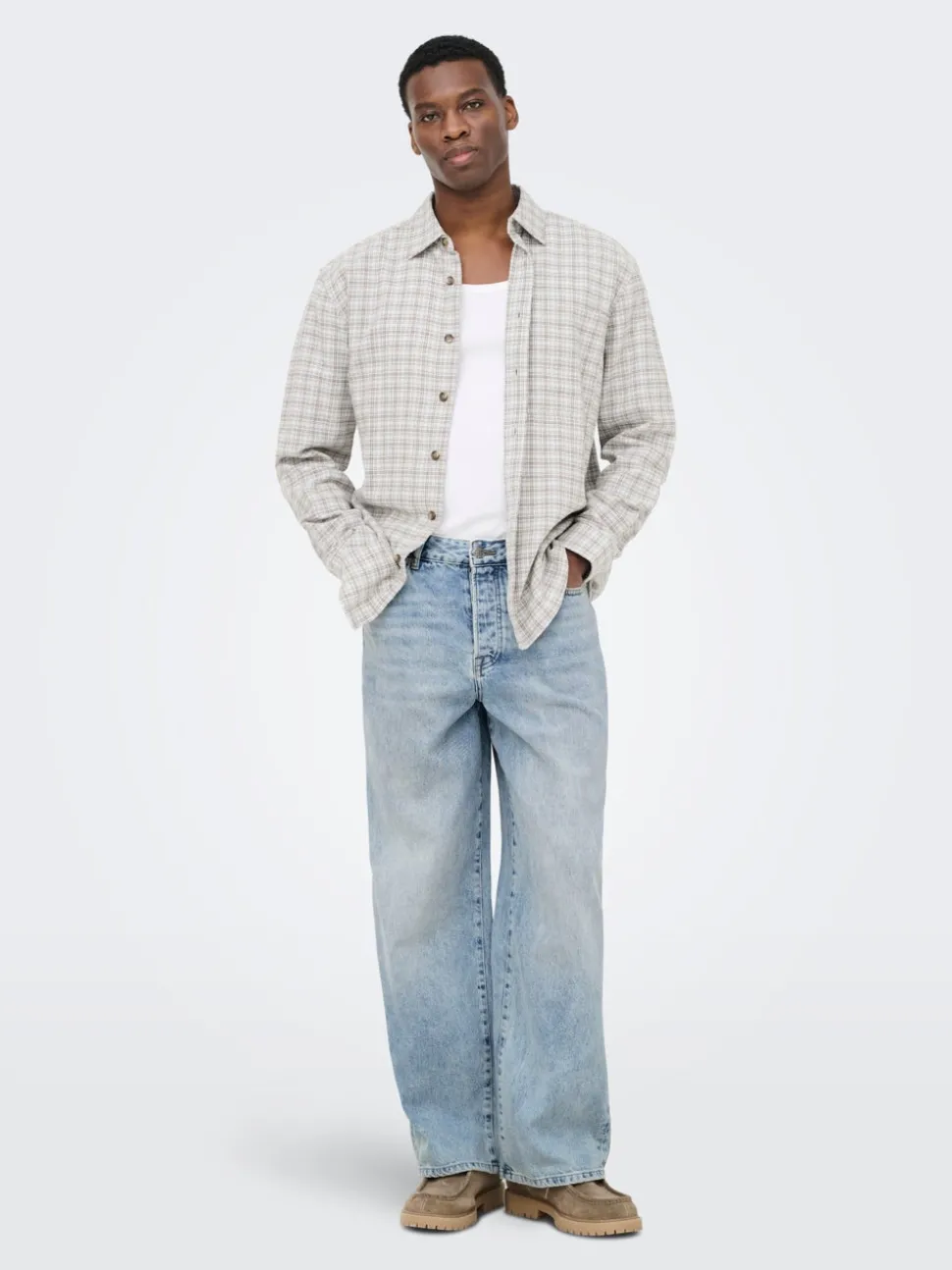ONSREMI Taille moyenne Wide Leg Fit Jeans