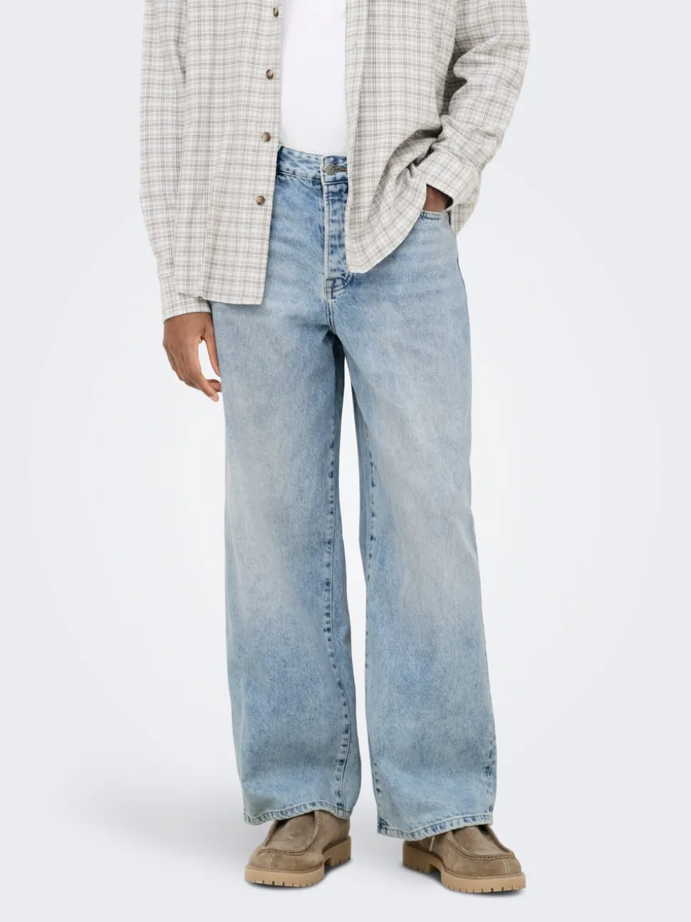 ONSREMI Taille moyenne Wide Leg Fit Jeans