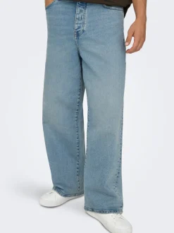 ONSREMI Taille moyenne Wide Leg Fit Stretch Jeans