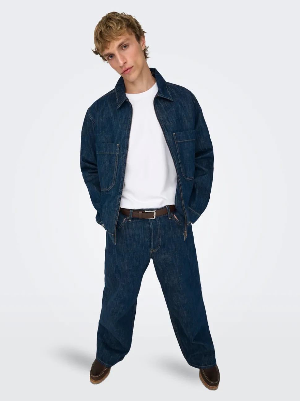 ONSREMI Taille moyenne Wide Leg Fit Jeans