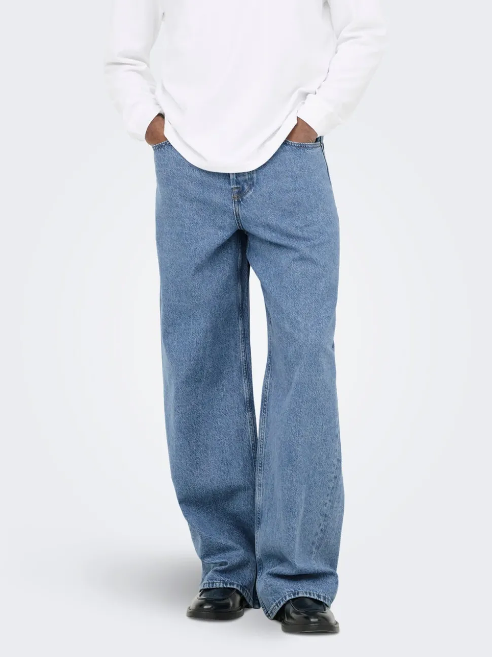 ONSREMI Taille moyenne Wide Leg Fit Jeans
