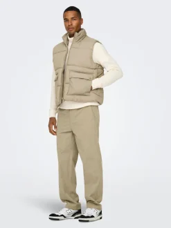 ONSSINUS Loose Fit Pantalon à jambe large