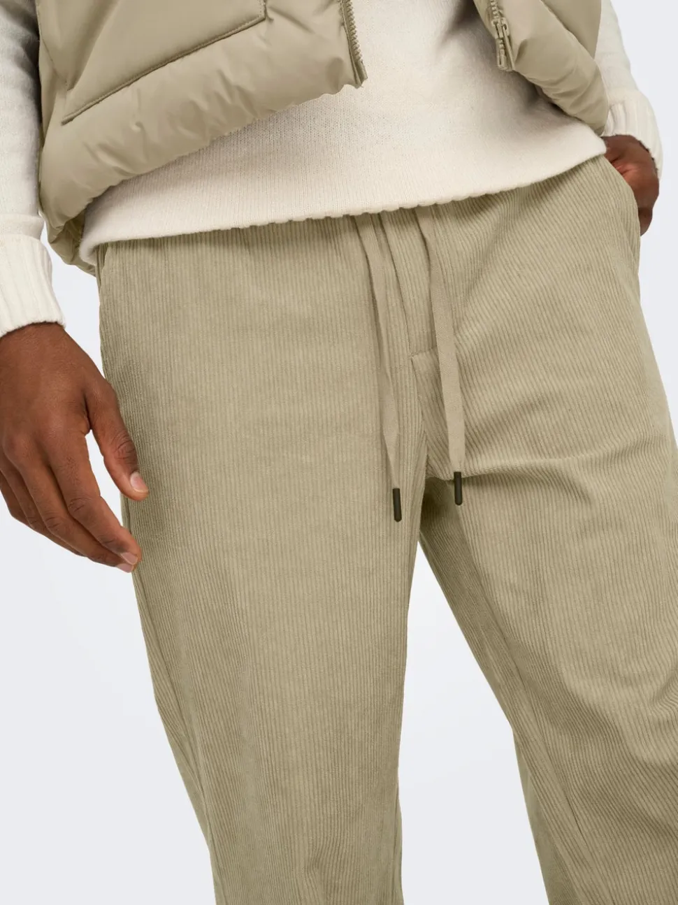 ONSSINUS Loose Fit Pantalon à jambe large