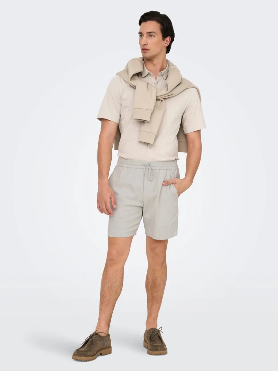 ONSTEL Regular Fit Lin Shorts