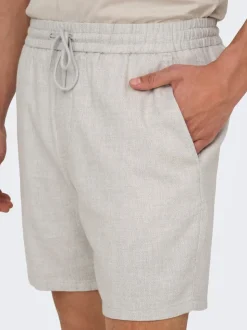 ONSTEL Regular Fit Lin Shorts