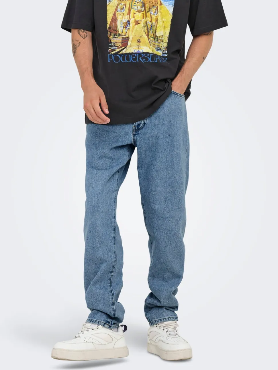 ONSTYE Taille haute Tapered Fit Jeans