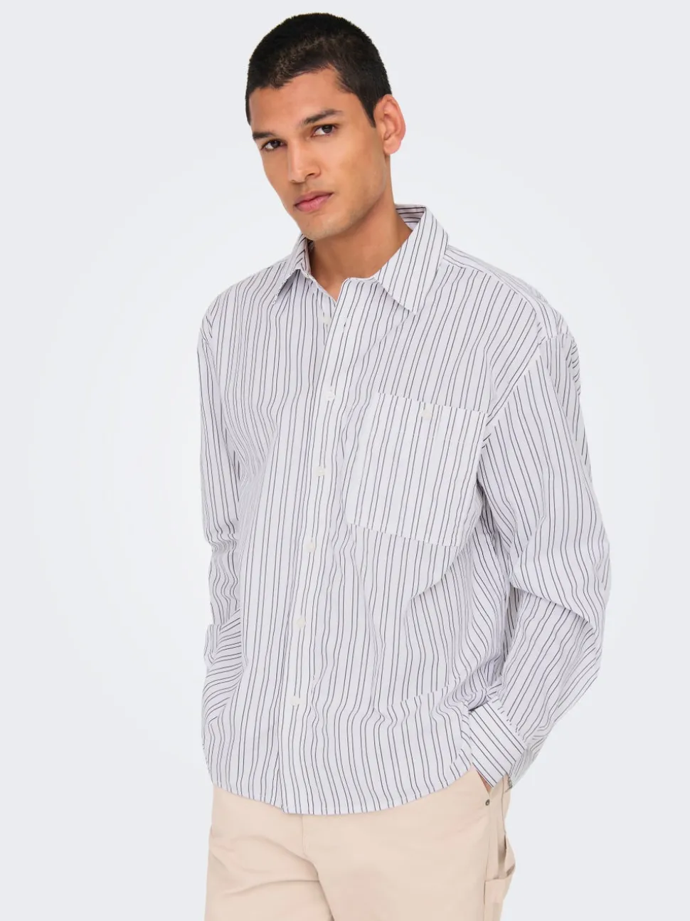 ONSWALTER Chemise en popeline