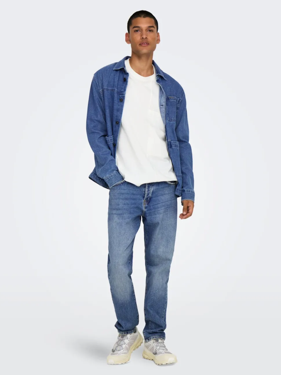 ONSYOKE Taille moyenne Cropped Fit Jeans