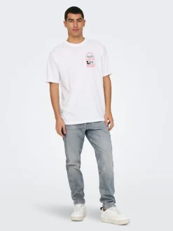 ONSYOKE Taille moyenne Tapered Fit Jeans