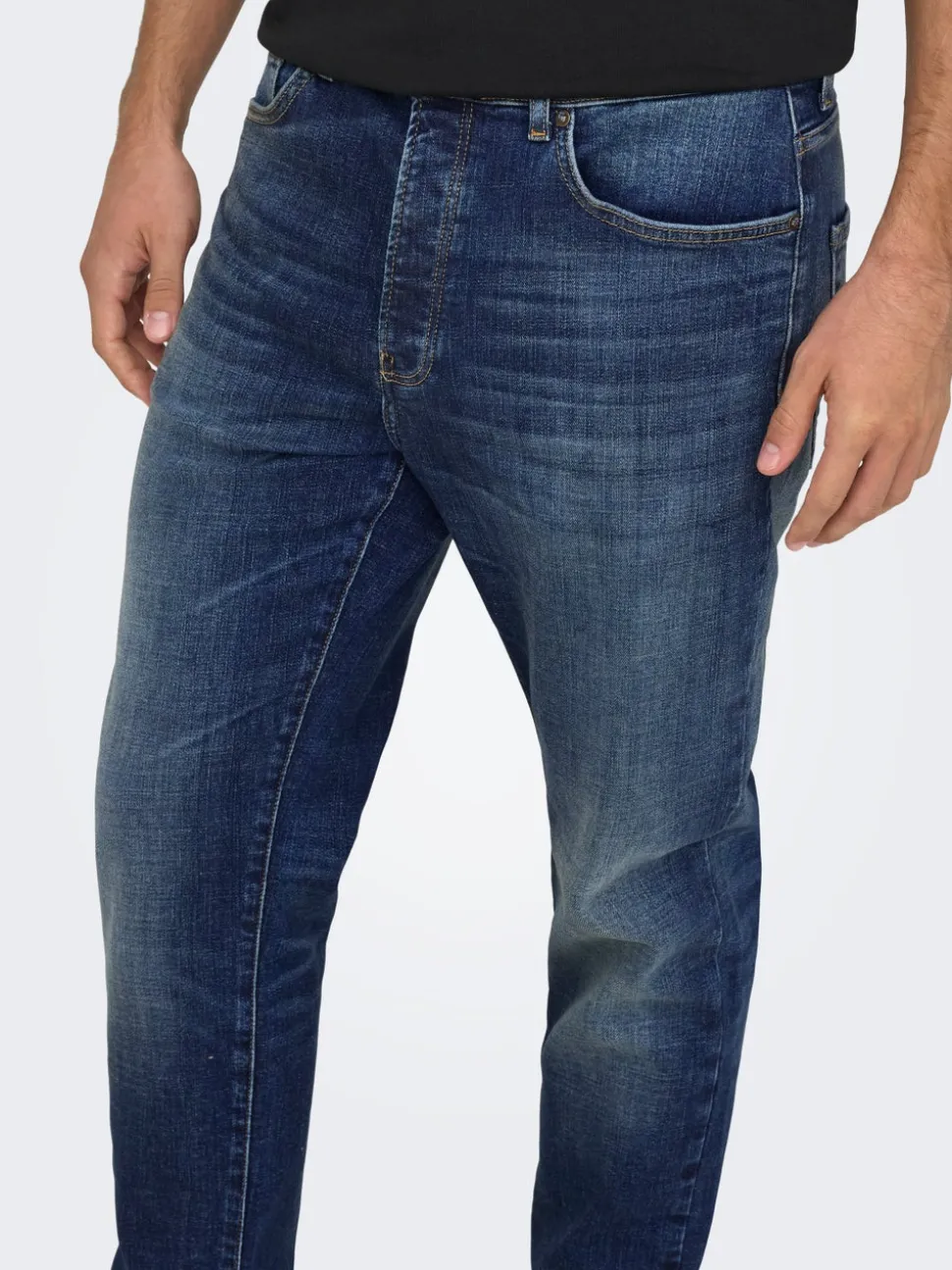ONSYOKE Taille moyenne Tapered Fit Jeans