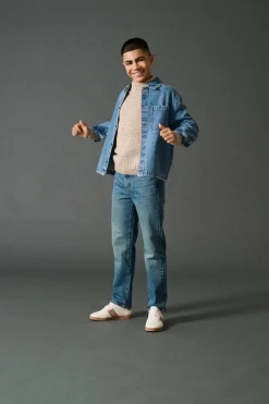 OSJEDGE Straight Fit Jeans
