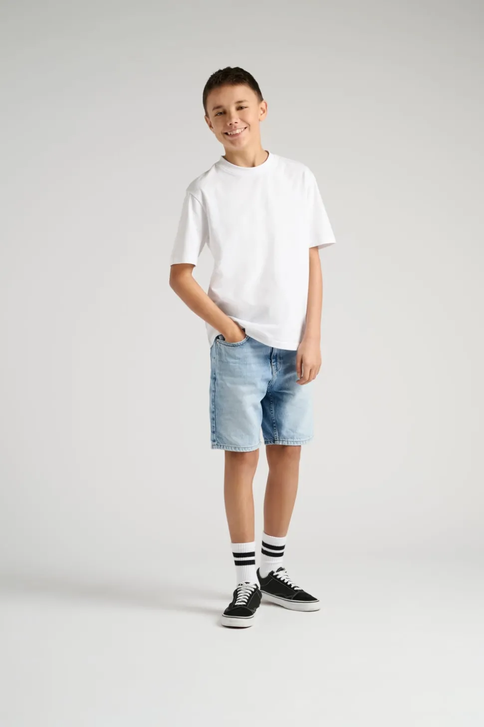 OSJEDGE Taille moyenne Straight Fit Shorts