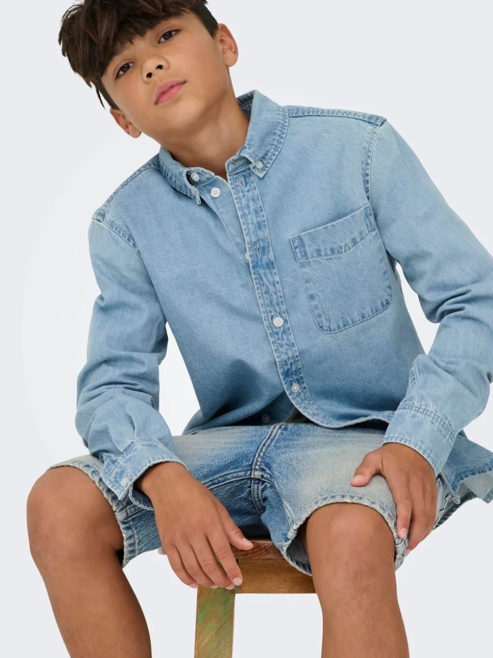 OSJEDGE Taille moyenne Straight Fit Shorts