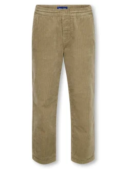 OSJLINUS Tapered Fit Corduroy Pantalon